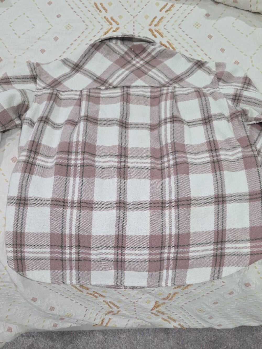Pink Plaid Shacket - Picture 2 of 2